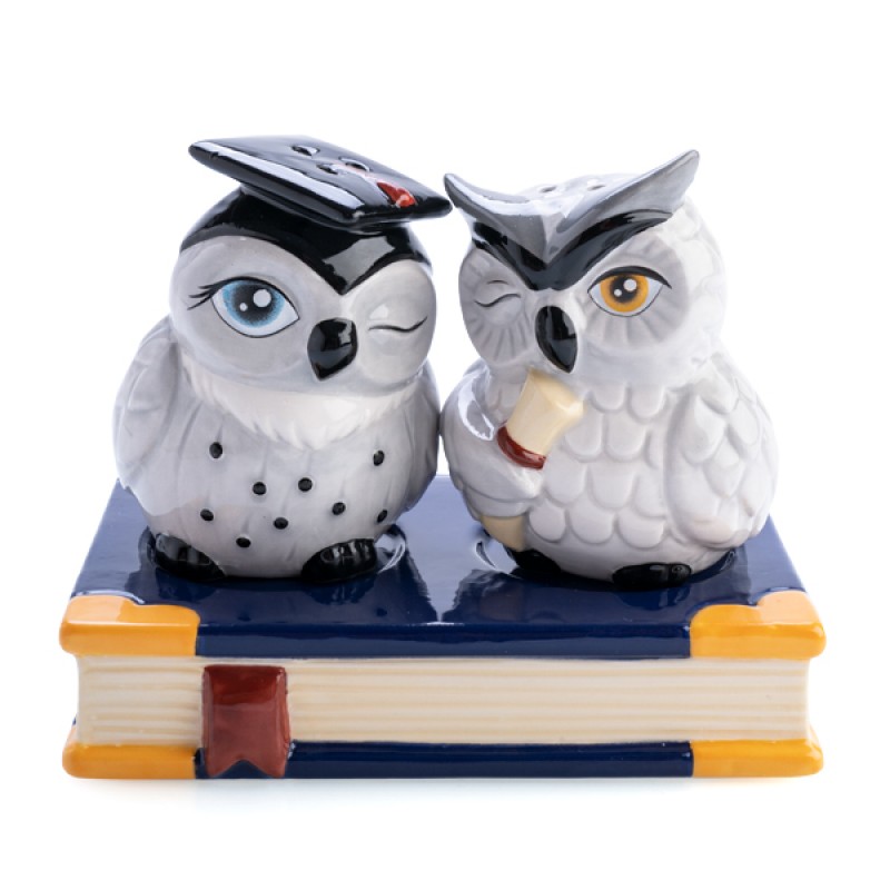 Graduation Owls Salt & Pepper Set